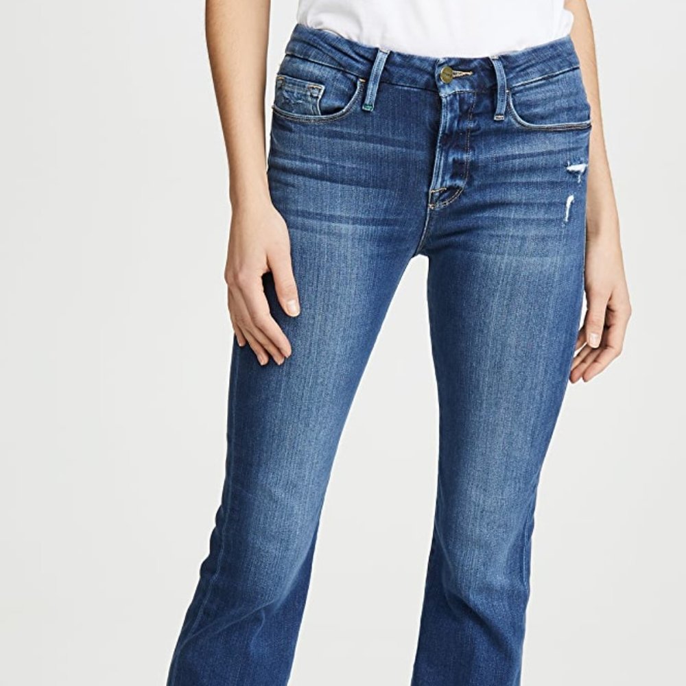Frame Denim Le Crop Mini Boot Jeans